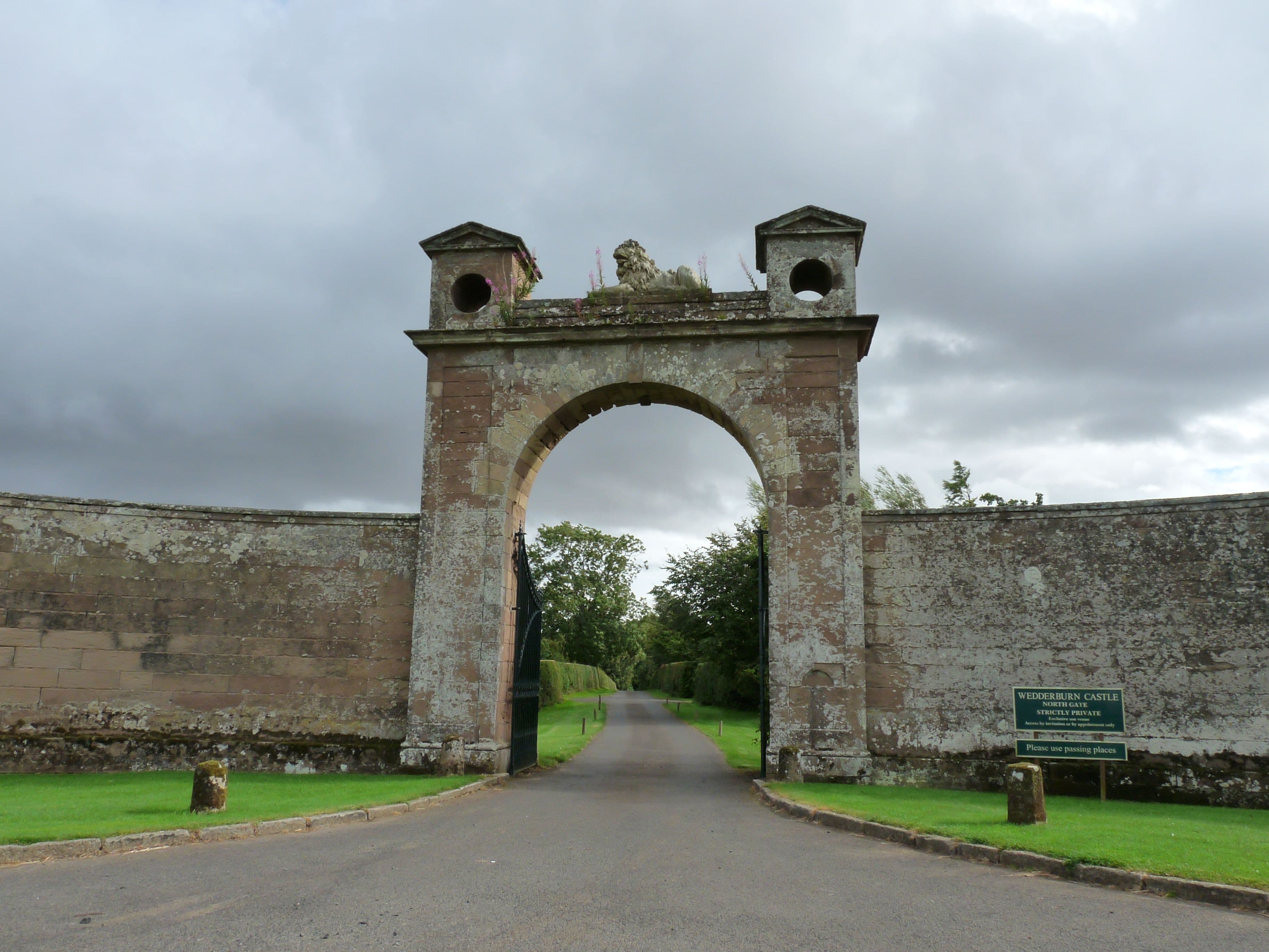 Wedderburn Castle, the Scottish Borders — North Gate - Wedderburn Castle
