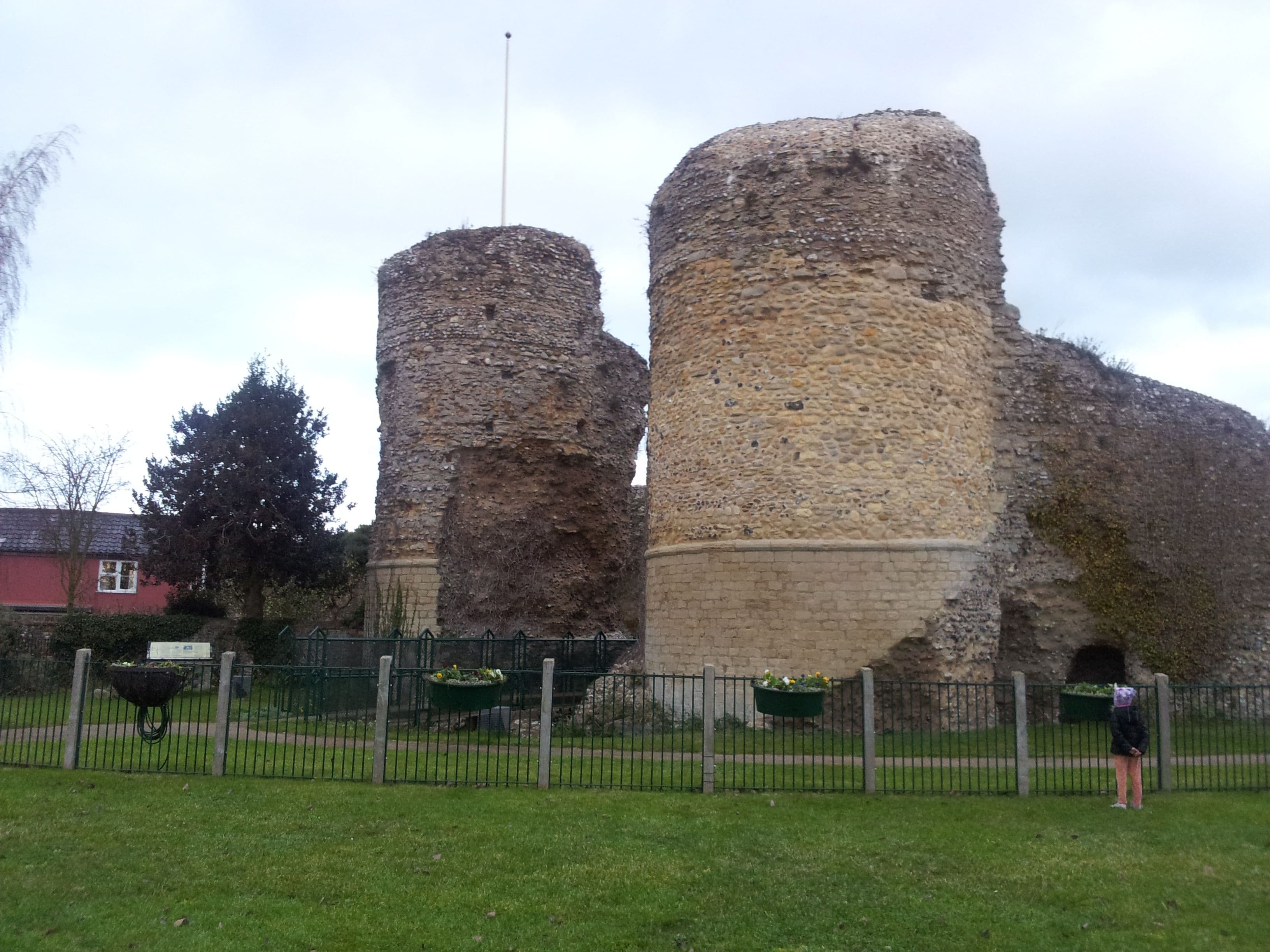 Bungay Castle, Suffolk — The remains of Bungay Castle