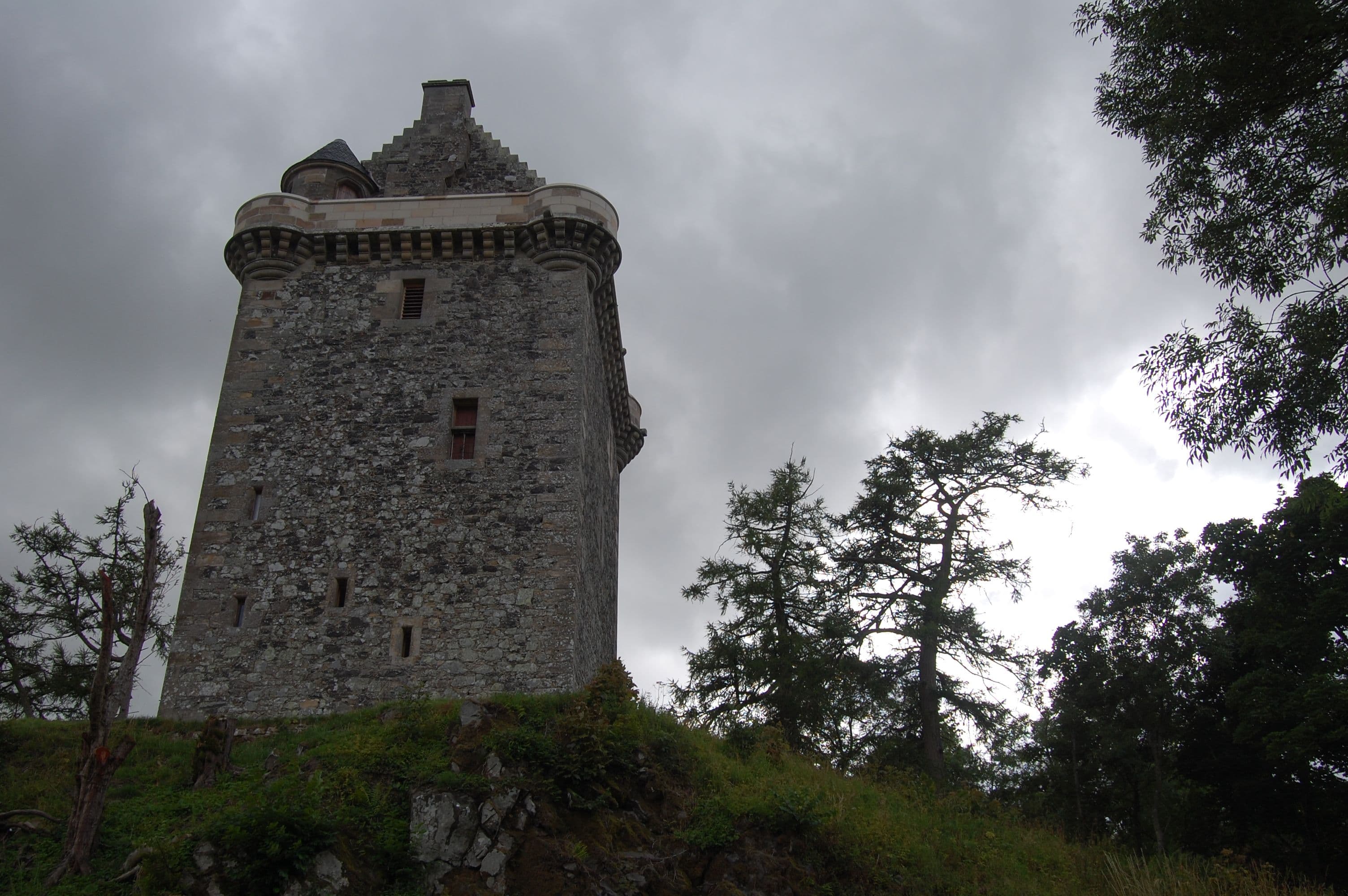 Fatlips Castle, the Scottish Borders — Post renovation from the North, taken August 2013