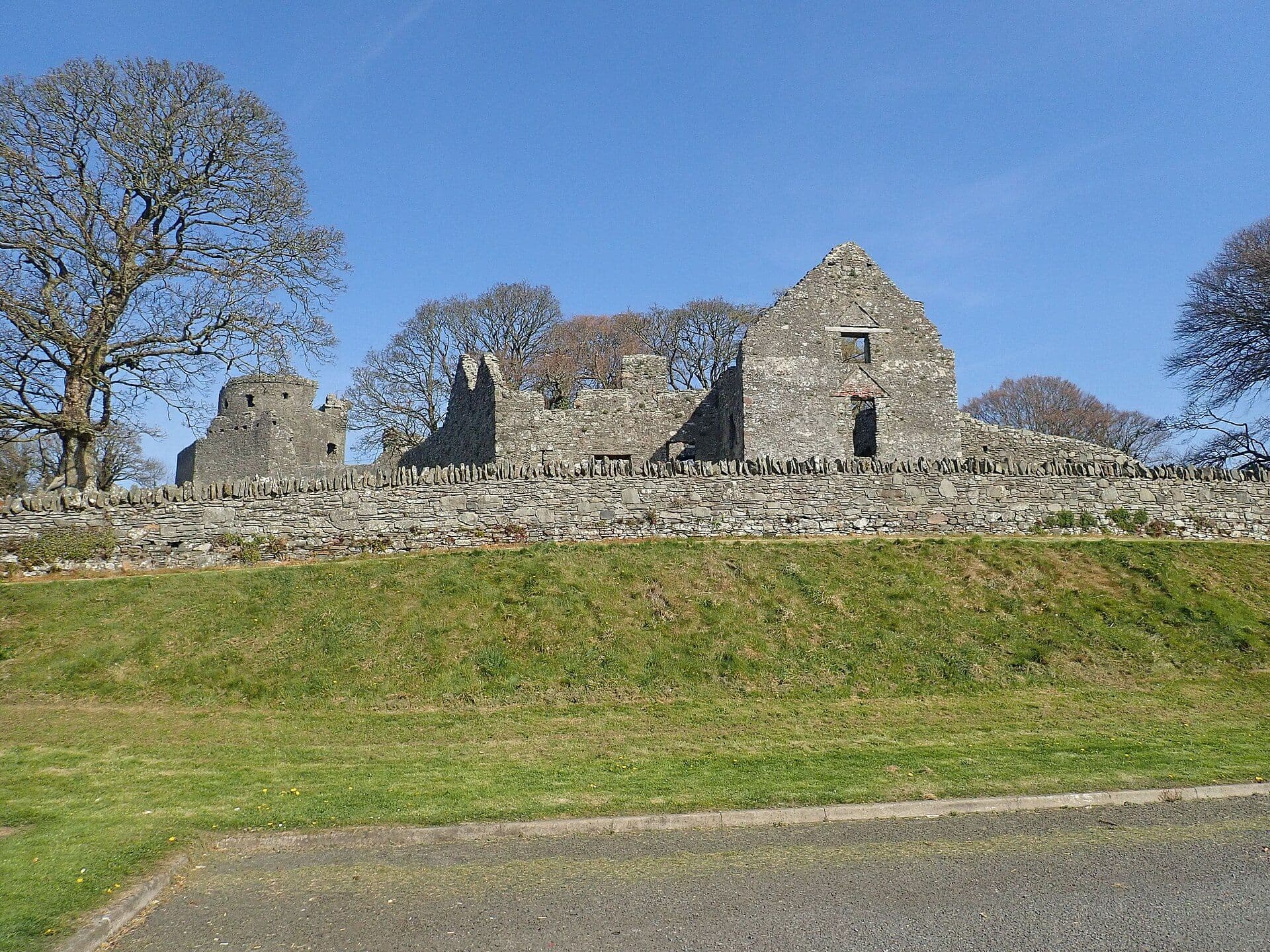 Dundrum Castle, Newry, Mourne and Down — Blundell's House, Dundrum Castle, viewed from the car park