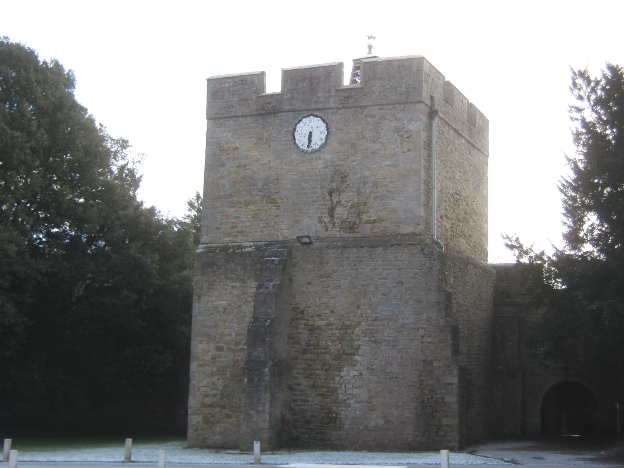 Witton Castle, County Durham — Clock Tower at Witton Castle