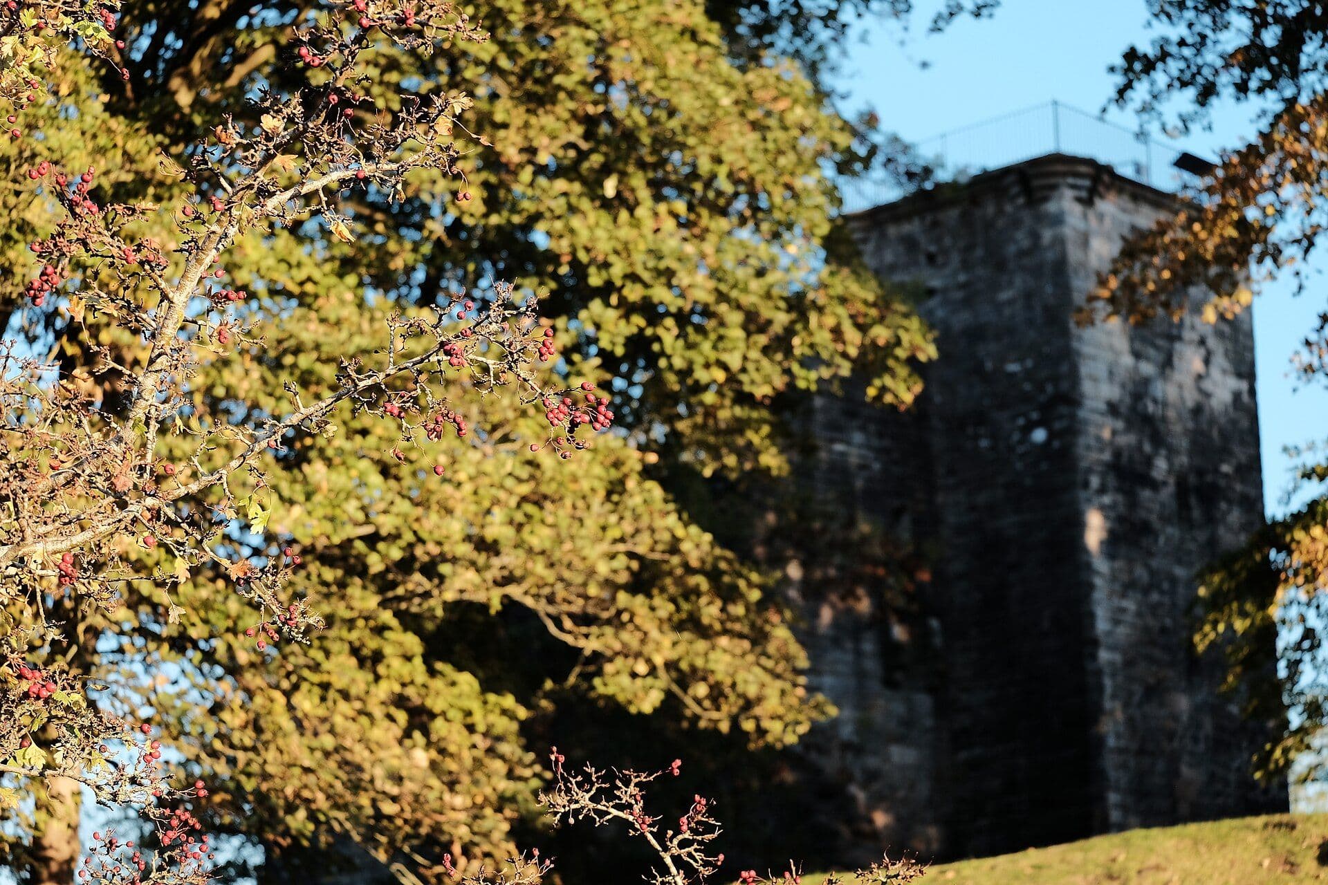 Crookston Castle, Glasgow — This is a photo of listed building number