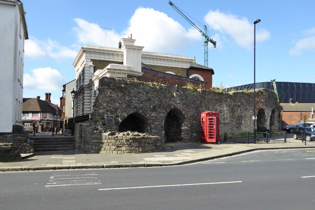 Southampton Castle, Southampton — Castle wall, Southampton