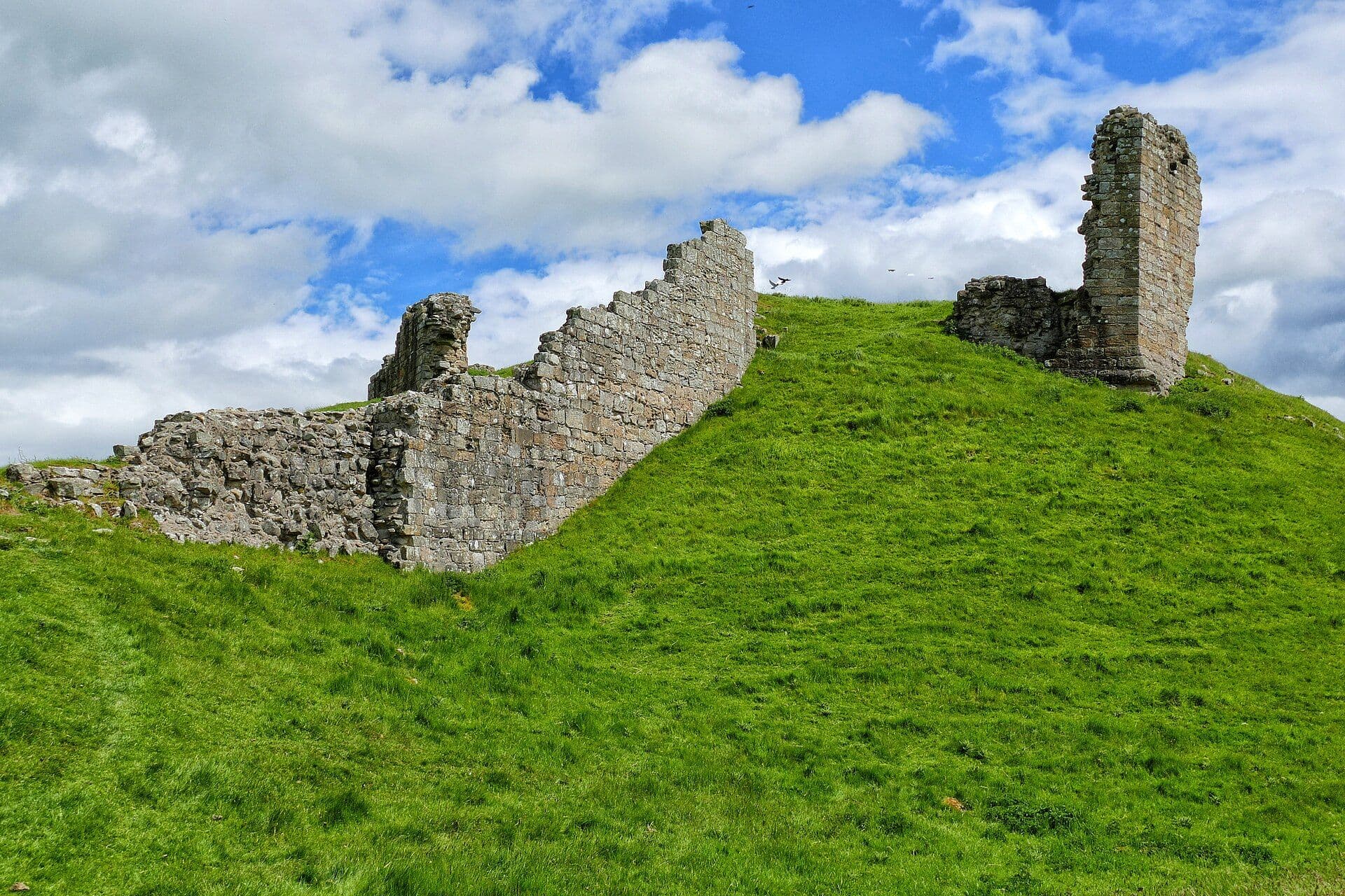 Harbottle Castle, Northumberland — This picture was uploaded via app "Wiki Loves Monuments United Kingdom" .