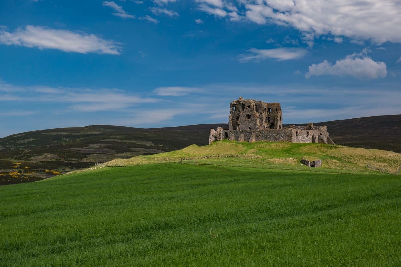 Auchindoun Castle, Moray — This is a photo of scheduled monument number