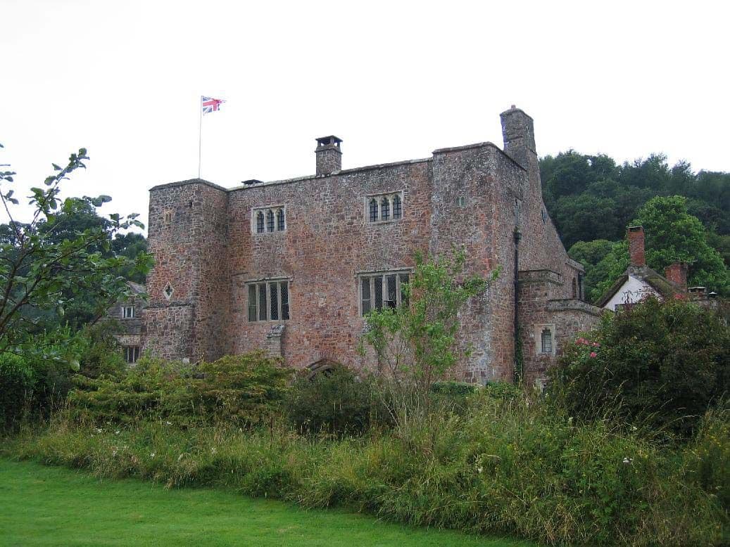 The medieval keep of Bickleigh Castle, Bickleigh, near Tiverton, Devon, England.