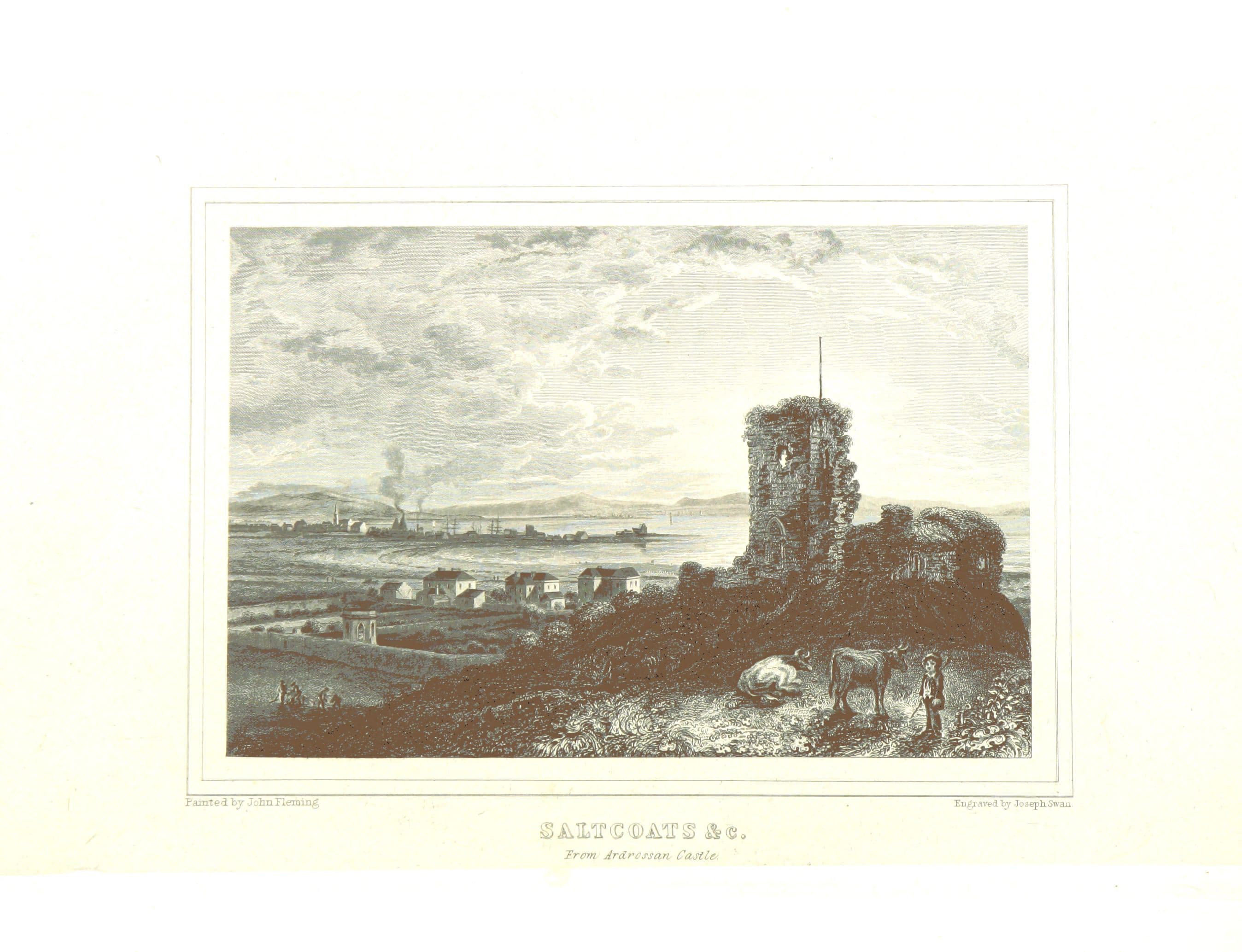 LEIGHTON, John M, Select views on the River Clyde, engraved by J. Swan, from drawings by J. Fleming, with historical and descriptive illustrations by J. M. L, (Glasgow: 1830) <http://access.bl.uk/item/viewer/ark:/81055/vdc_000000000FFC>