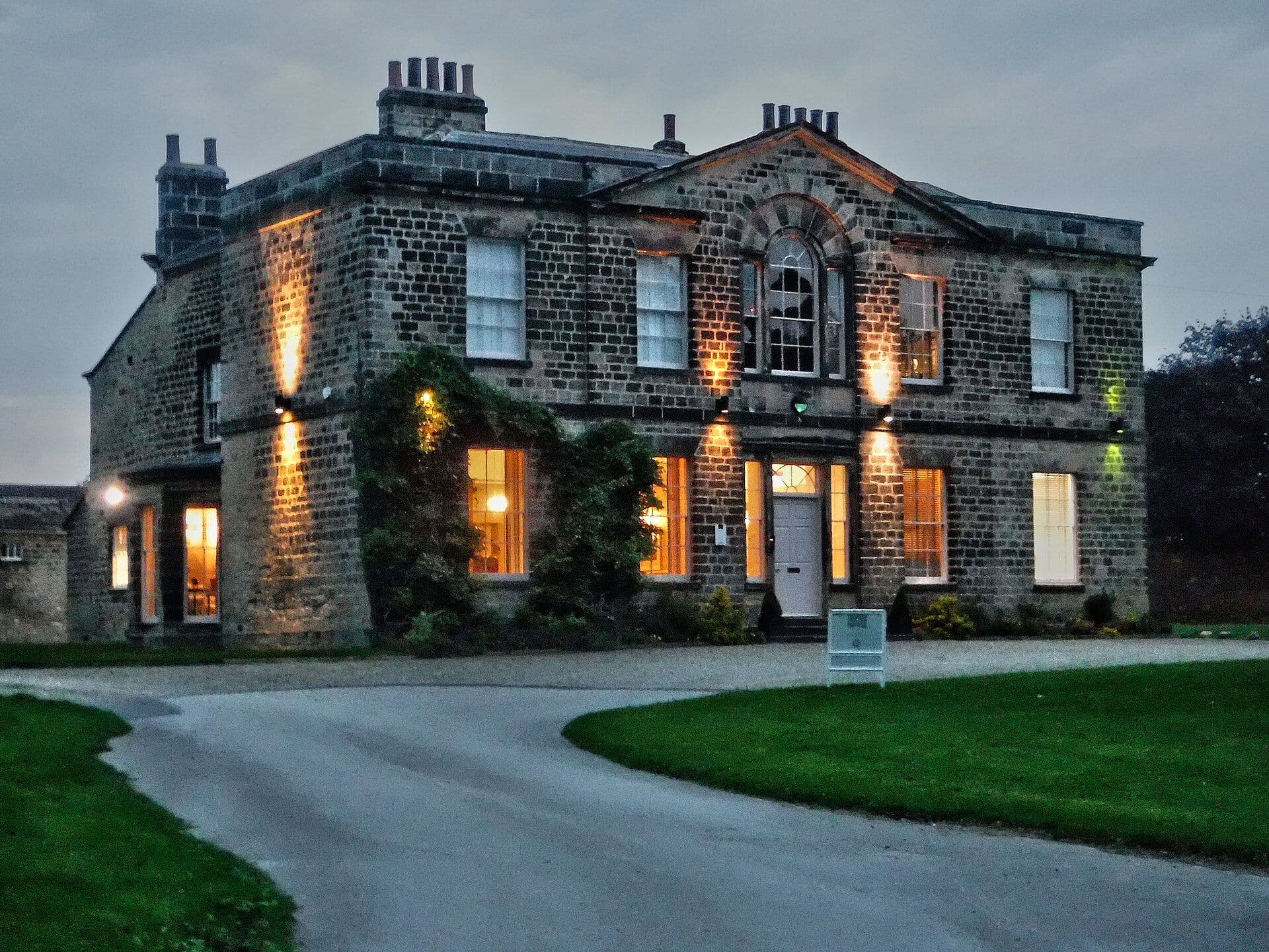 Harewood Castle, Leeds — Moorhouse, vicarage, now a dental business, situated in the Harewood Estate.