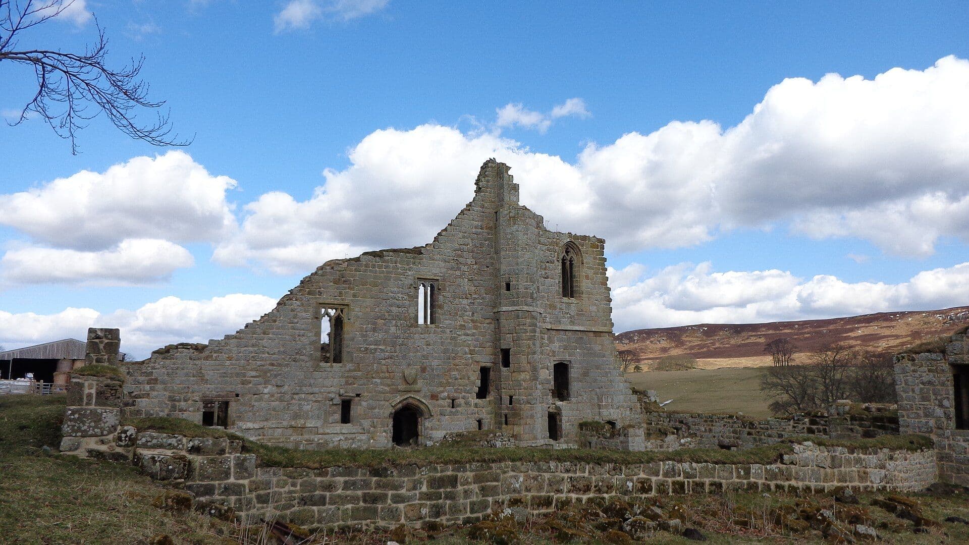 Cartington Castle, Northumberland — Ruins of Cartington Castle