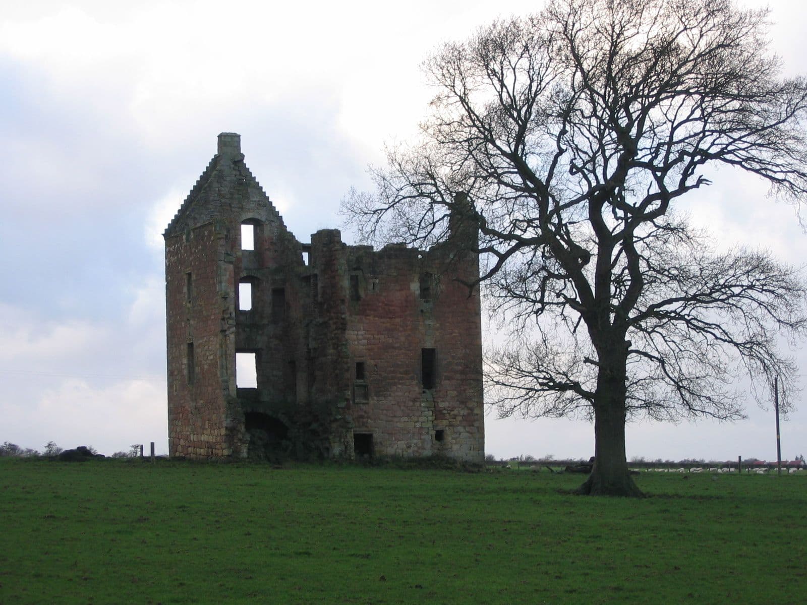 Gilbertfield Castle, South Lanarkshire — East view of Gilbertfield Tower , Cambuslang , Scotland .