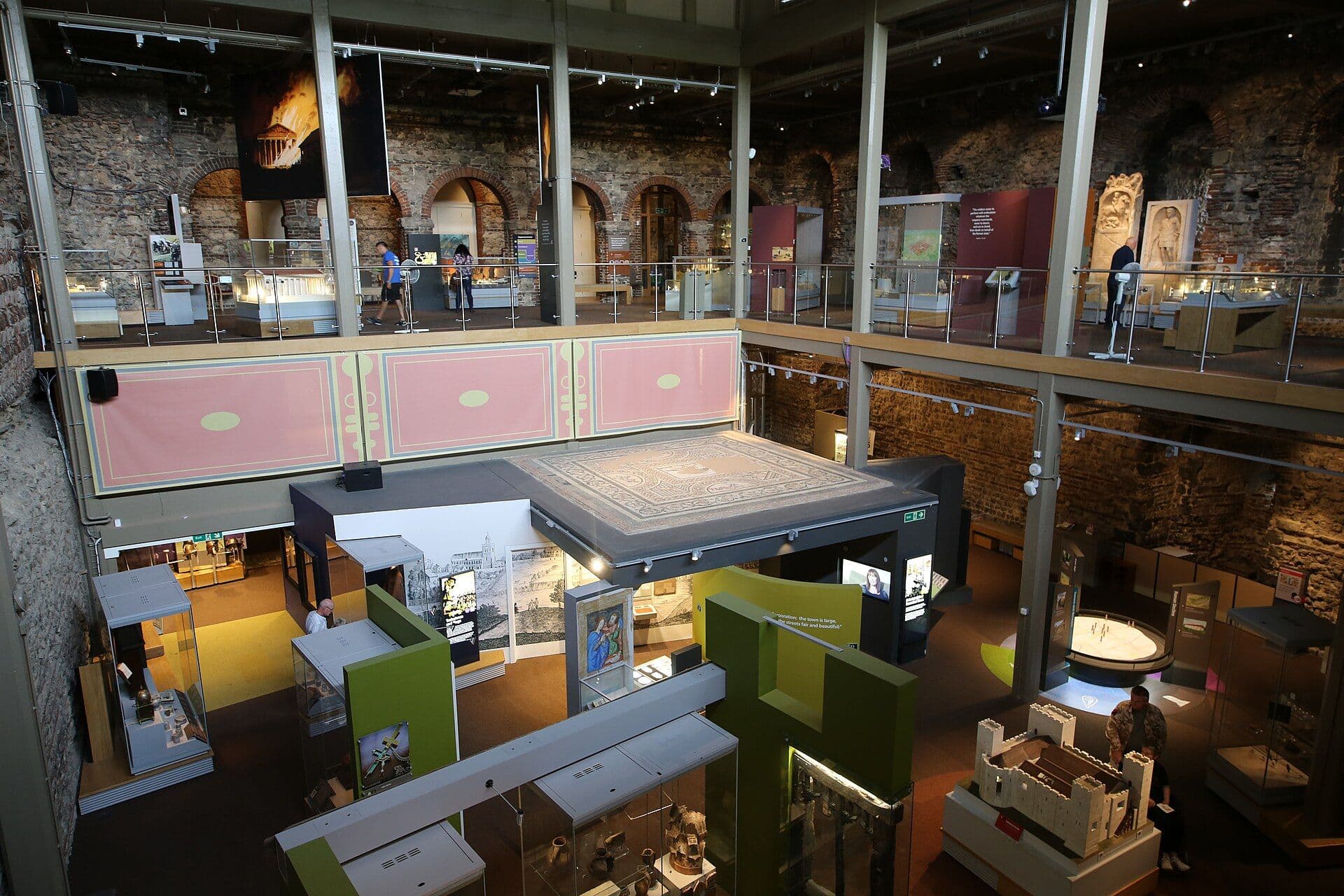 Colchester Castle, Essex — The interior of Colchester castle