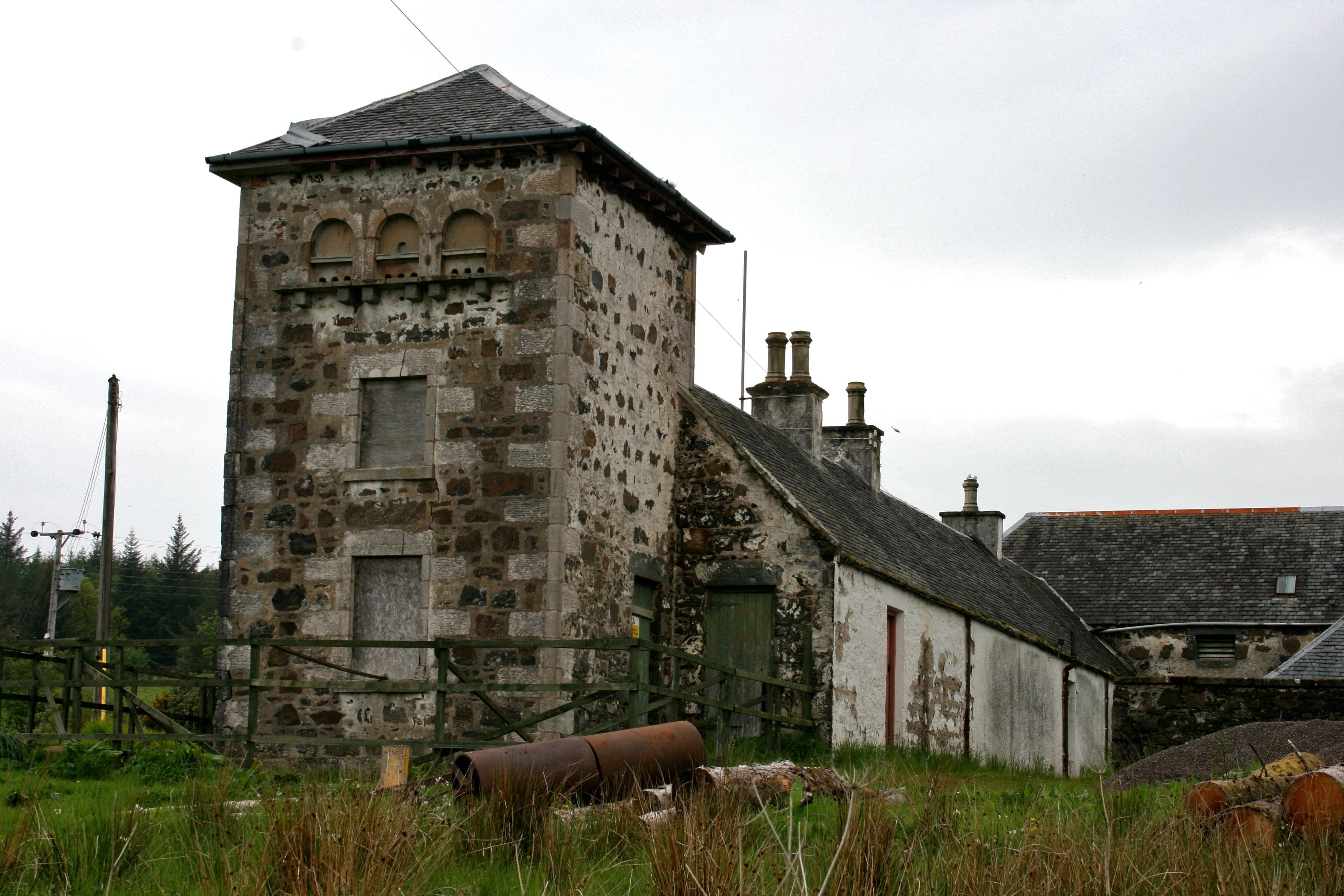 Farm/farmyard and dovecot at Armadale Castle.
