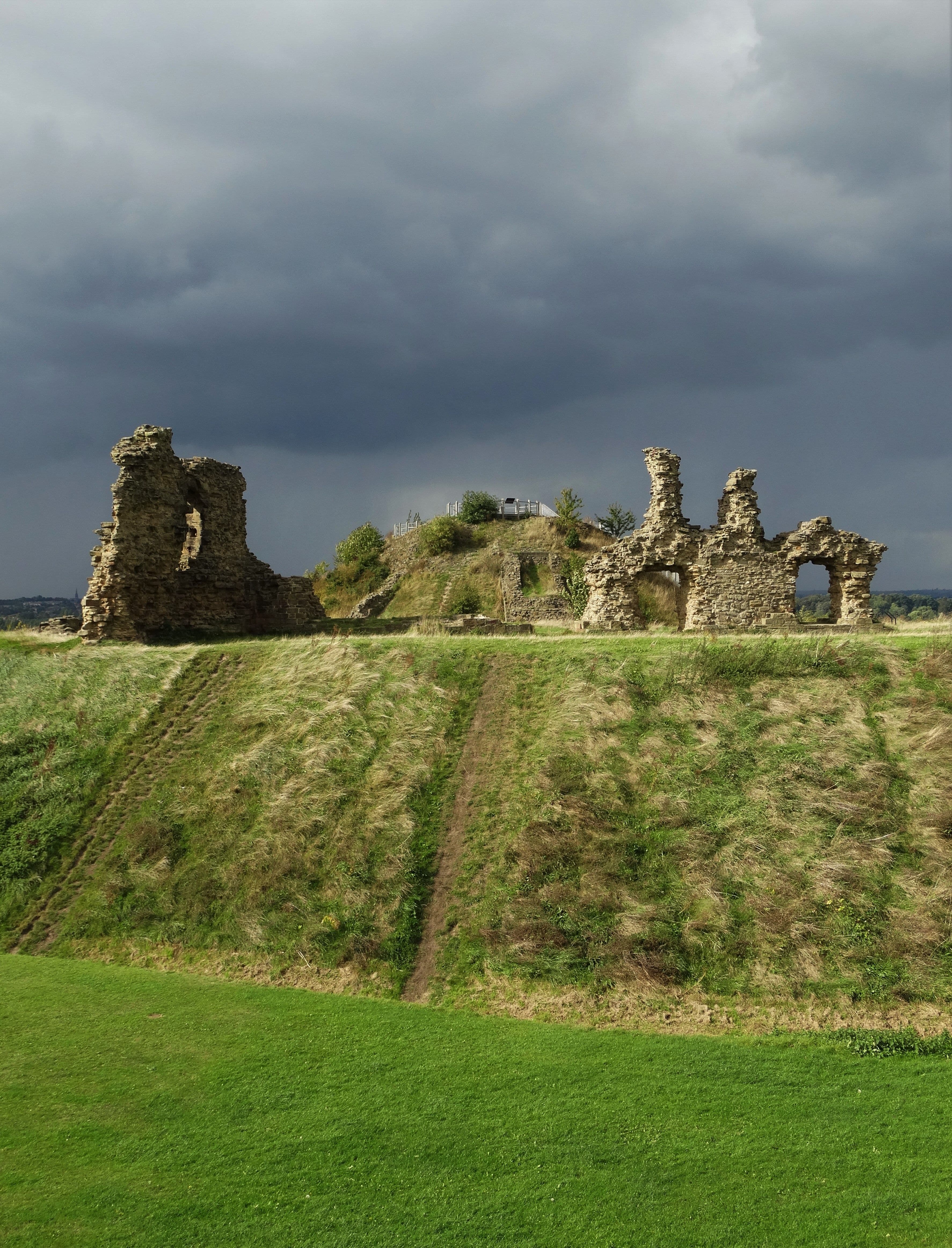 Sandal Castle, Wakefield — The ruins of Sandal Castle