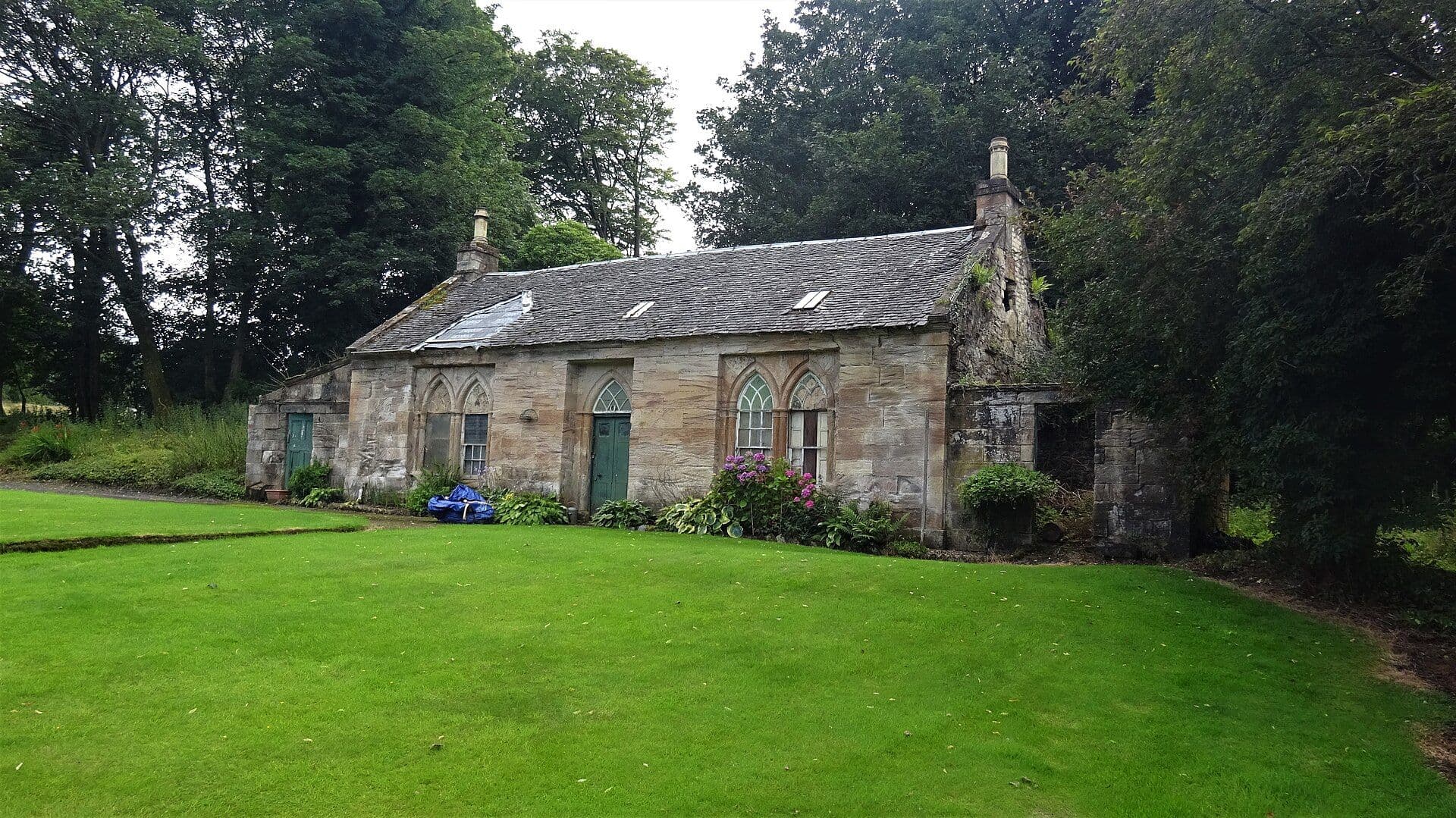 Caprington Castle, East Ayrshire — The old head gardener's cottage, Caprington Castle, Riccarton, Ayrshire