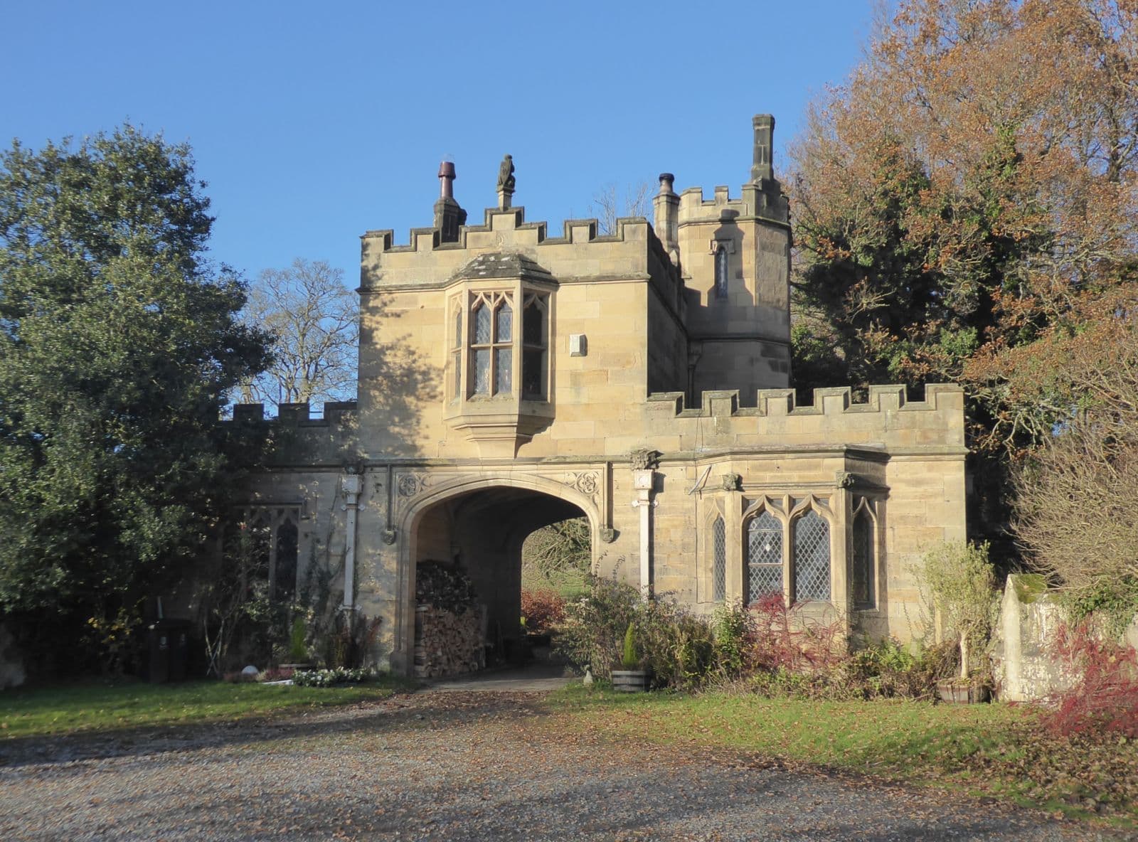Beaufront Castle, Northumberland — South Lodge to Beaufront Castle