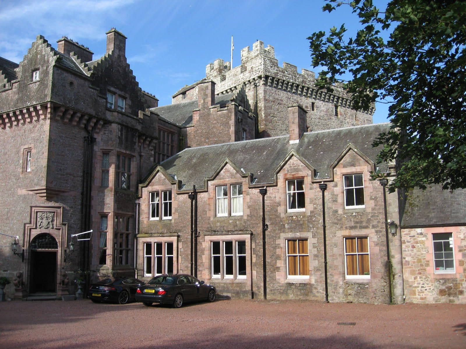 Comlongon Castle, Dumfries and Galloway — Exterior of Comlongon Castle